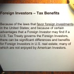Foreign Real Estate Investor Tax Planning Techniques